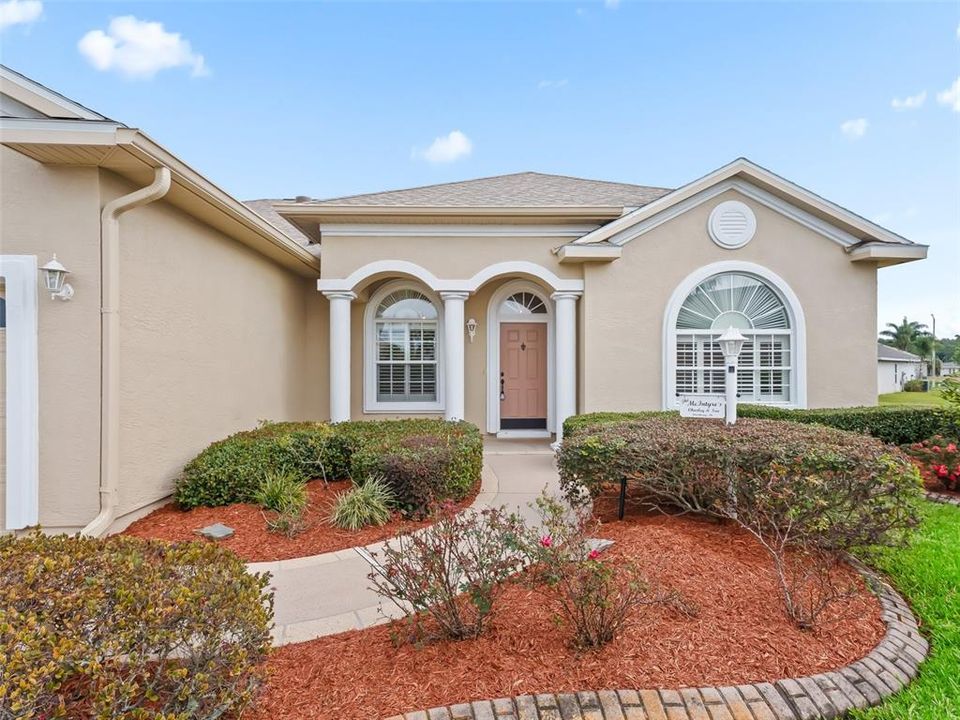 Elegant Covered Front Entrance