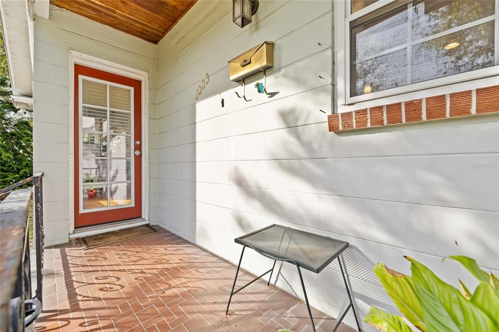 Sweet Traditional Front Porch