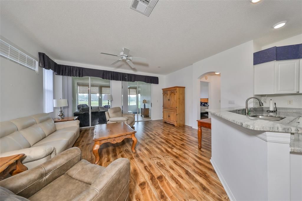 Entrance overlooking living room