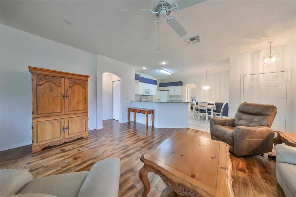 Living Room to Kitchen view