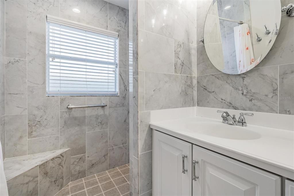 Fully remodeled master bathroom