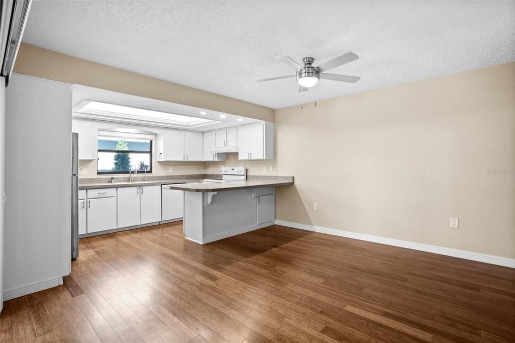 kitchen/dining area