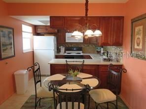 Dining area and kitchen