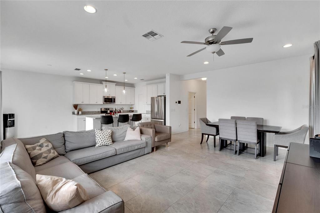 Living Area / Kitchen View