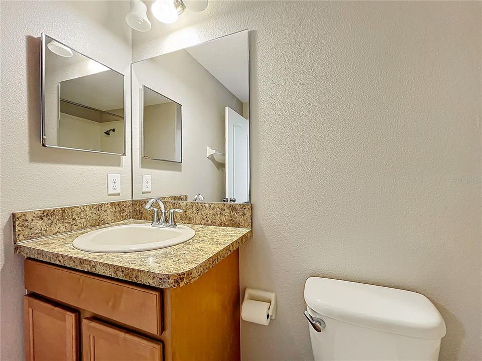 Another view of the guest bathroom.