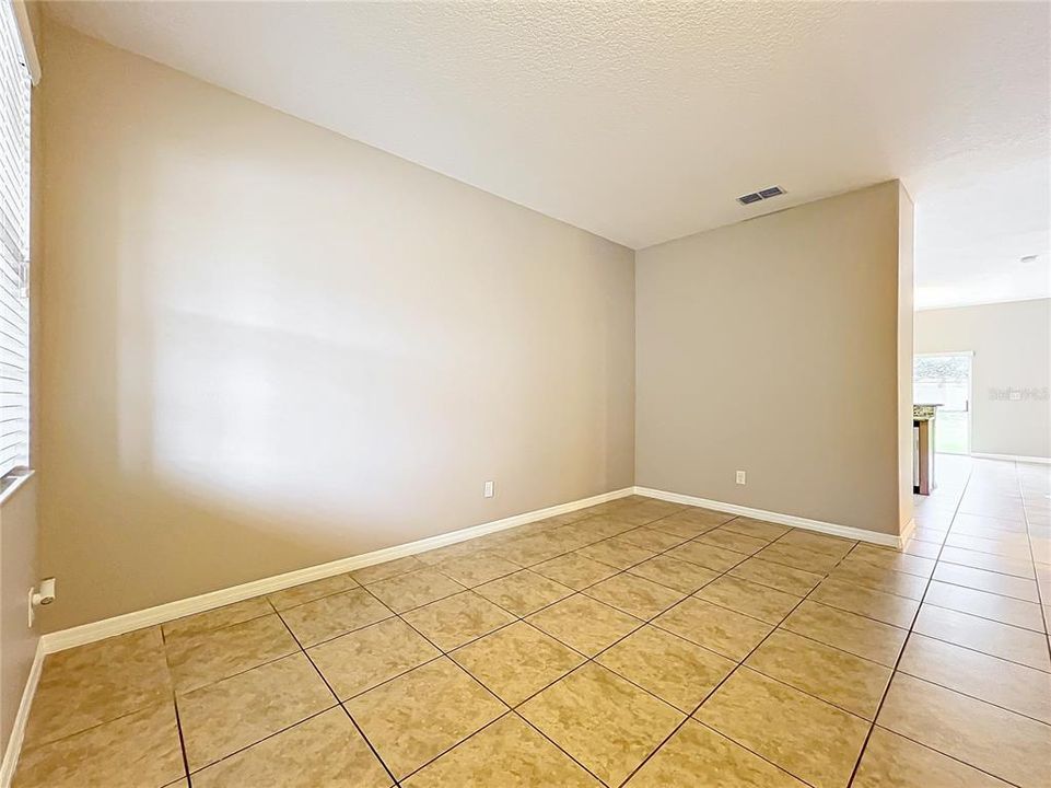 Another view of the room that will greet you when you walk into the townhome.