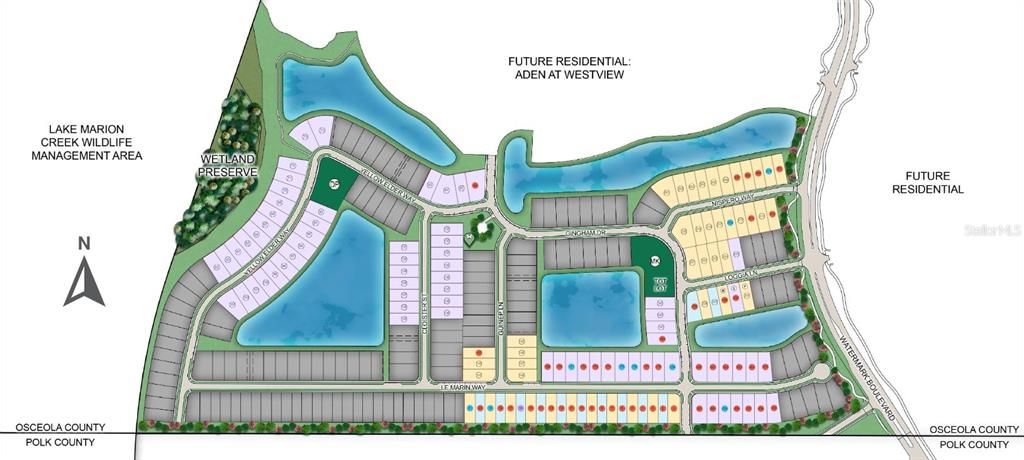 Aden South at Westview Sitemap