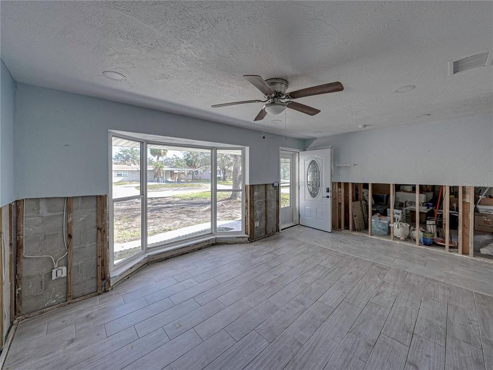 Front Door and Living Room