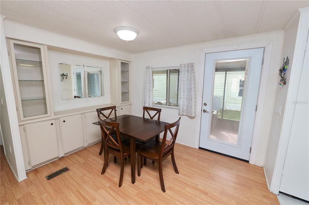 Dining Room with Built - In Dinette