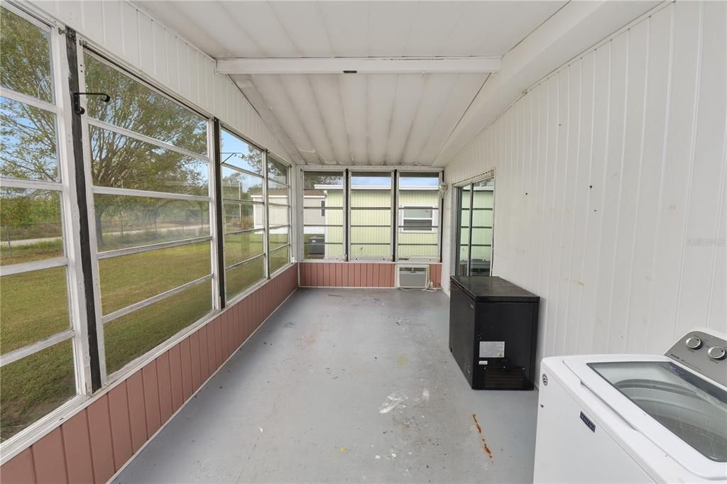 Laundry Area in Florida Room