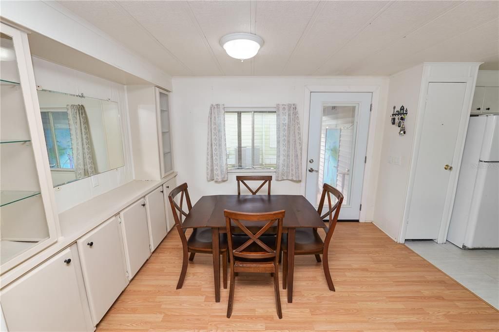 Dining Room with Built-In Dinette