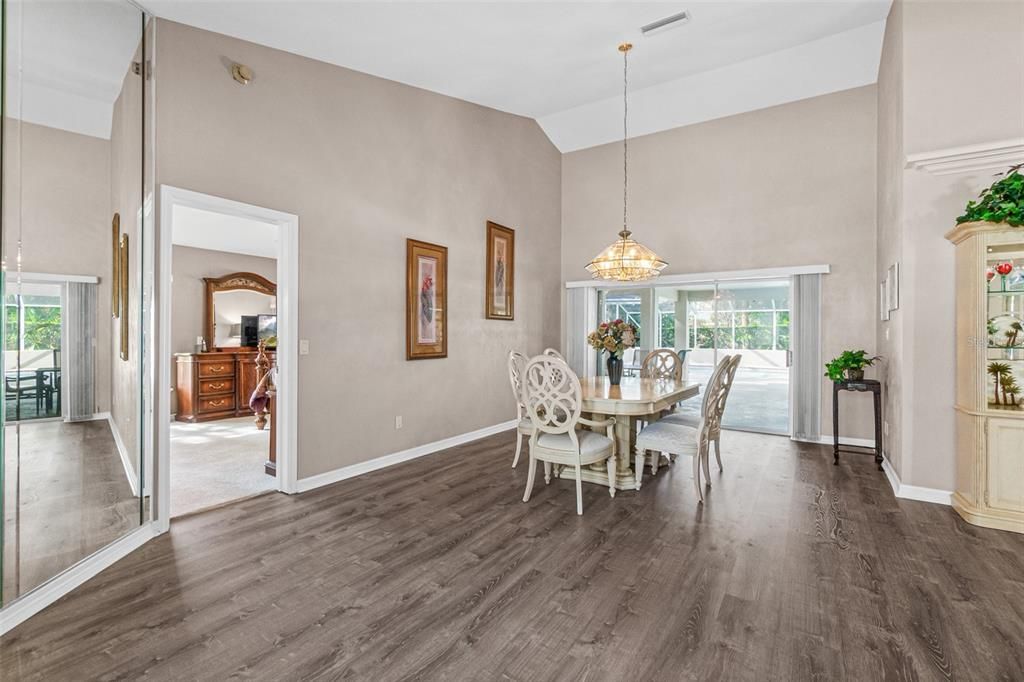 Formal Dining Room w/LVP Flooring