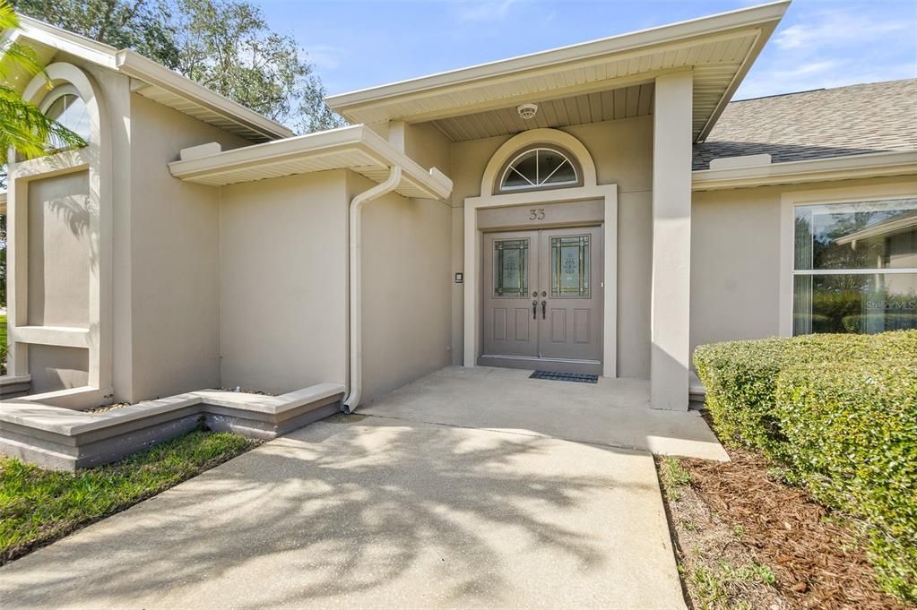 Front Porch & Front Door