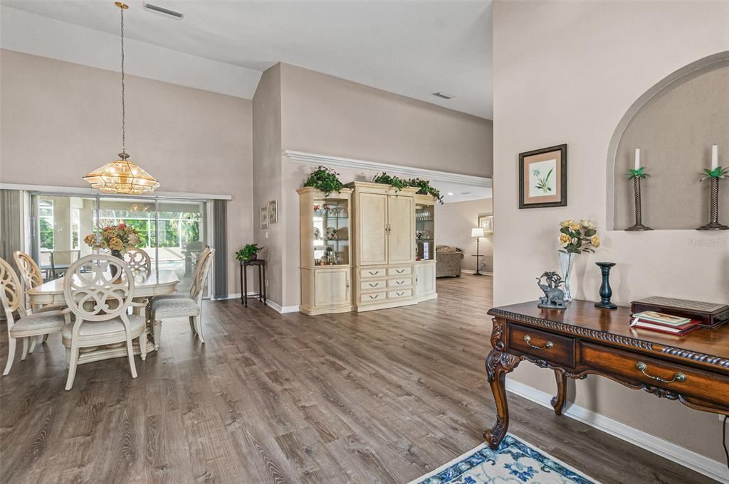 Dining Room to Living Room Area