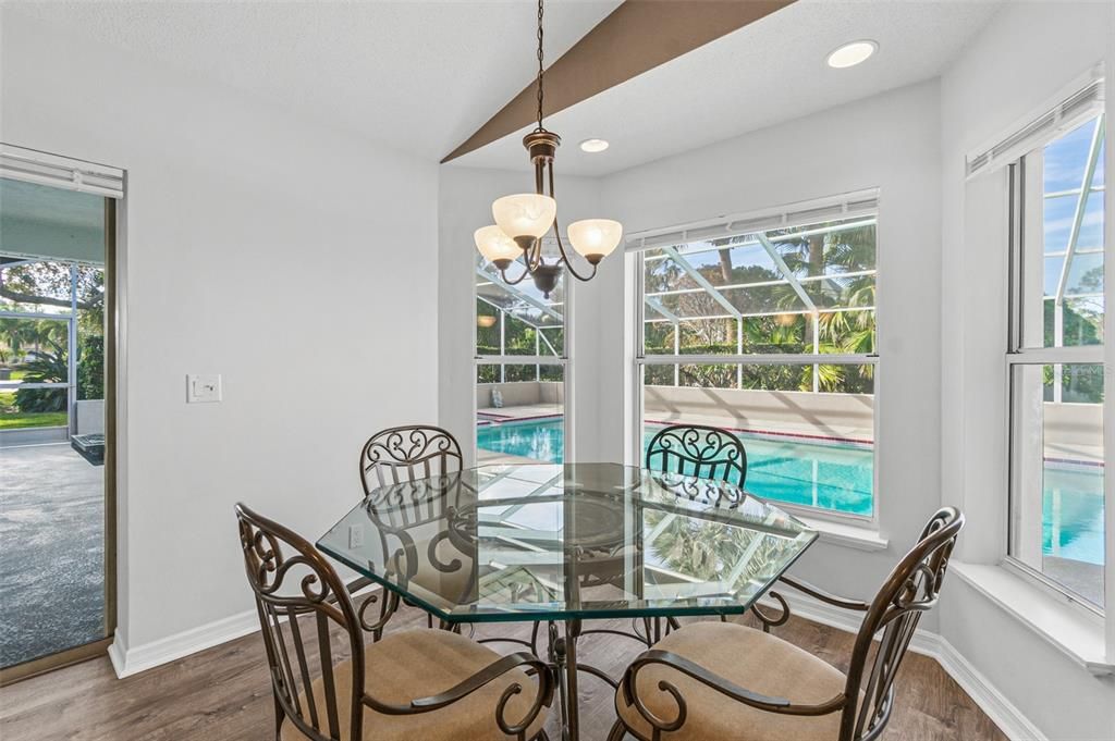 Breakfast Nook w/Large Windows