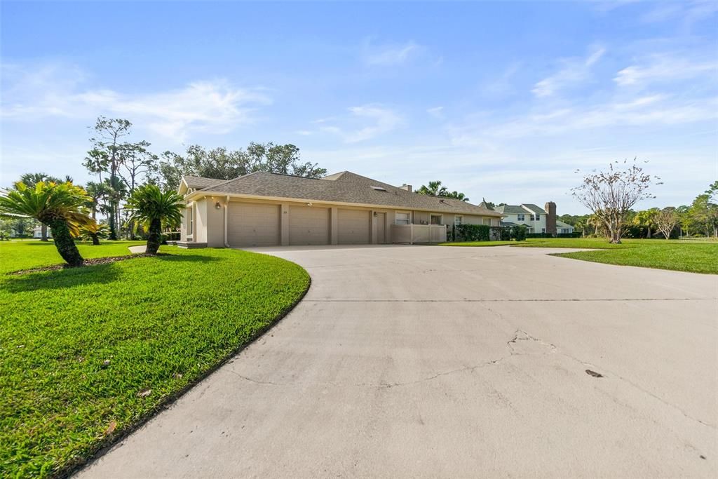 Driveway to Garage