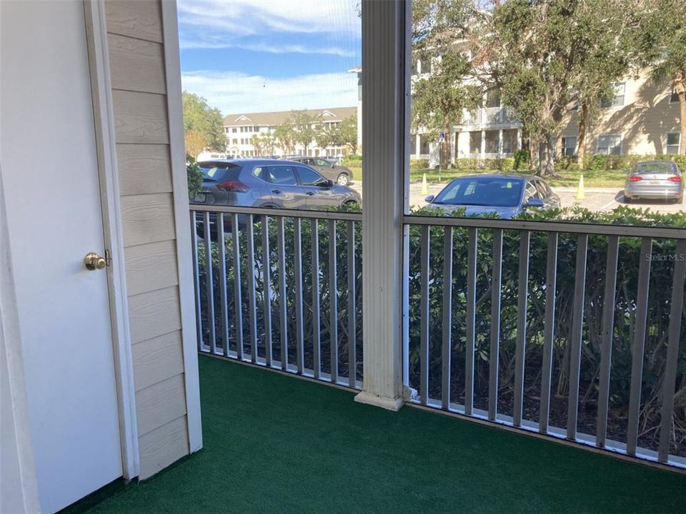 Front screened porch.