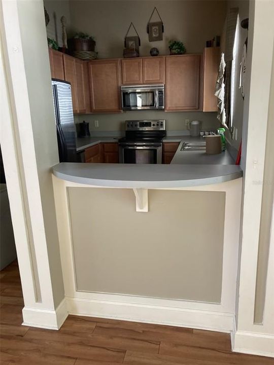 Kitchen in clubhouse.