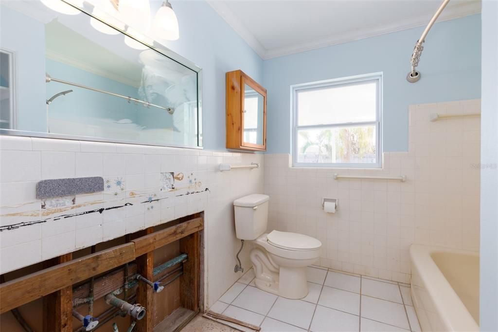 Hall Bath, vanity ordered and paid for.