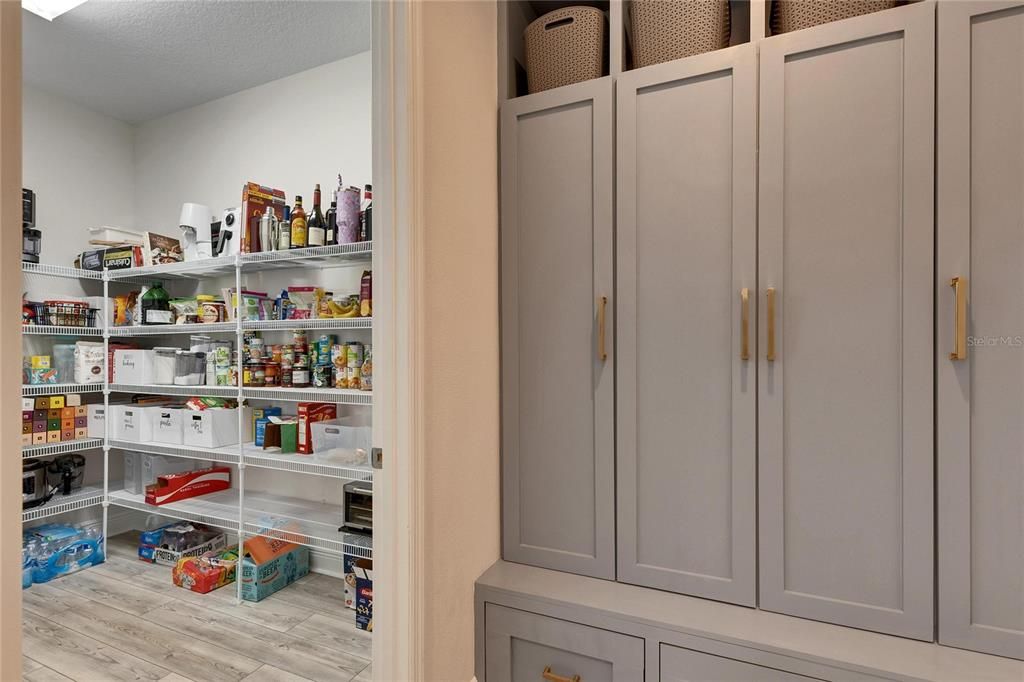 Walk-in Pantry and Built-in Lockers