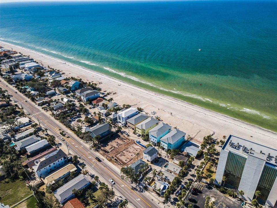 Aerial View of 820 and 822 Gulf Blvd, Indian Rocks Beach, FL