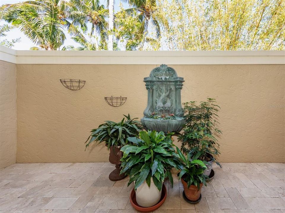 garden patio of dining room