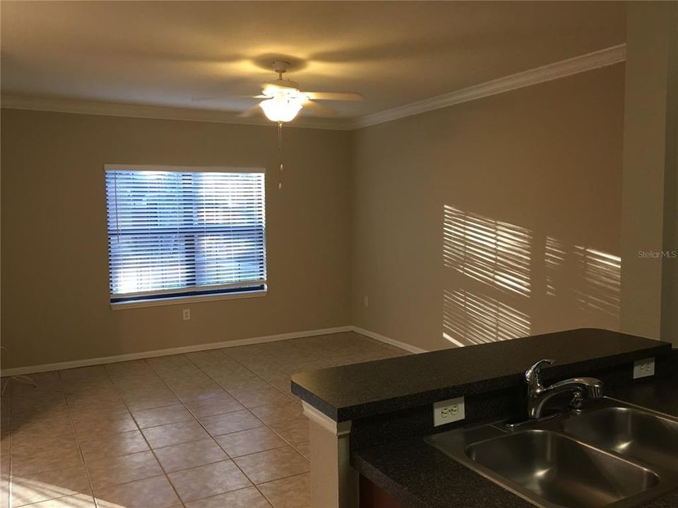 View of Living room from Kitchen