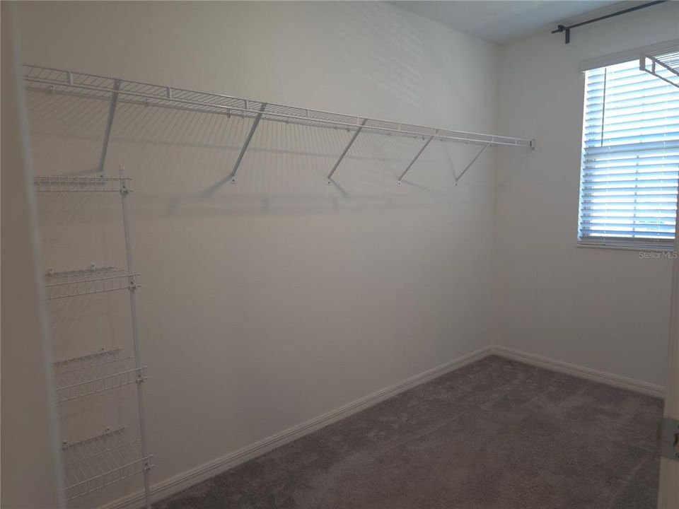 Primary Walk-in closet, taken after move-out