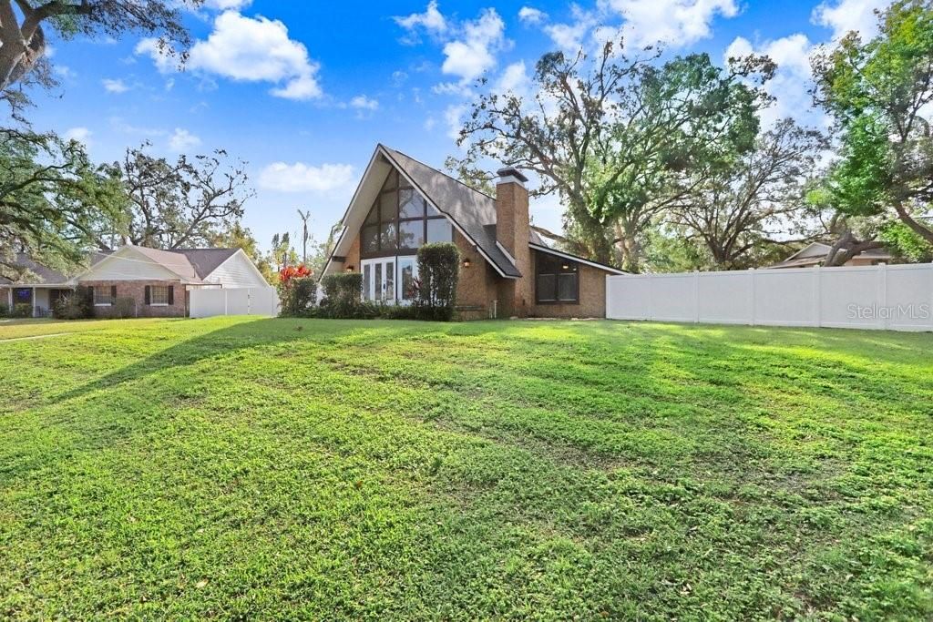 View of the home from the right side