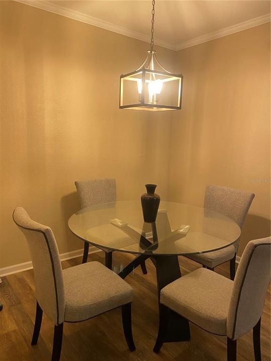 Nice size dining room for family and friends to gather