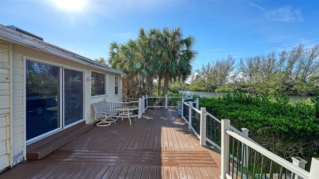 Dock on lagoon