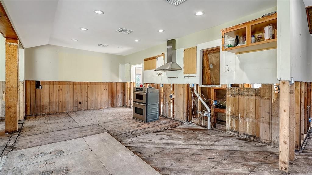 Living room, wood buring fireplace