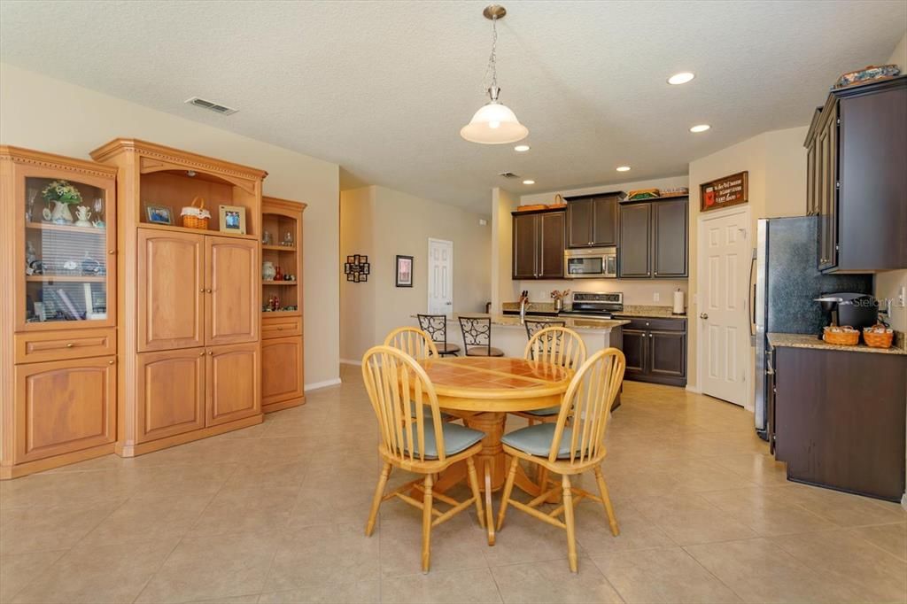 Tile floors layed on the diagonal