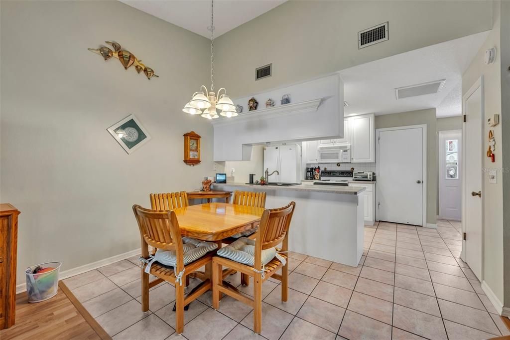 DINING AREA WITH KITCHEN