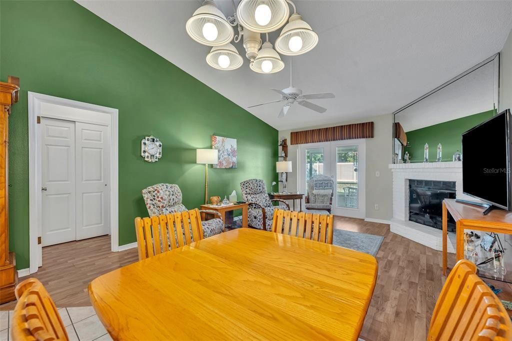 DINING AREA IN GREAT ROOM