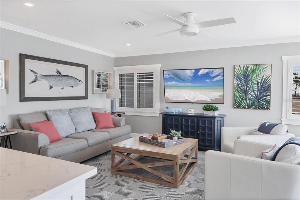 Living room with views