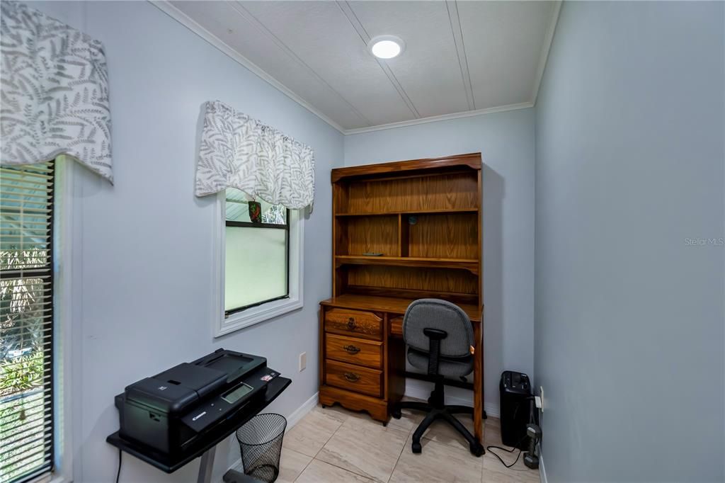 Office space in Master bedroom