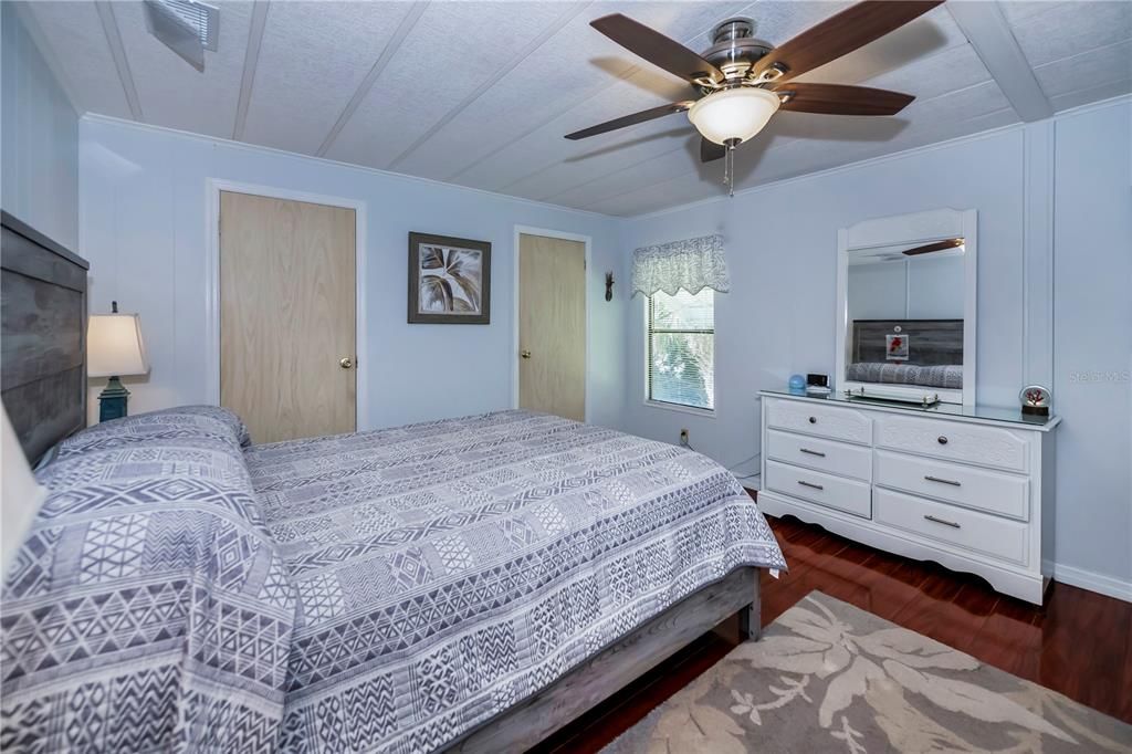 Master Bedroom with Jack and Jill closets