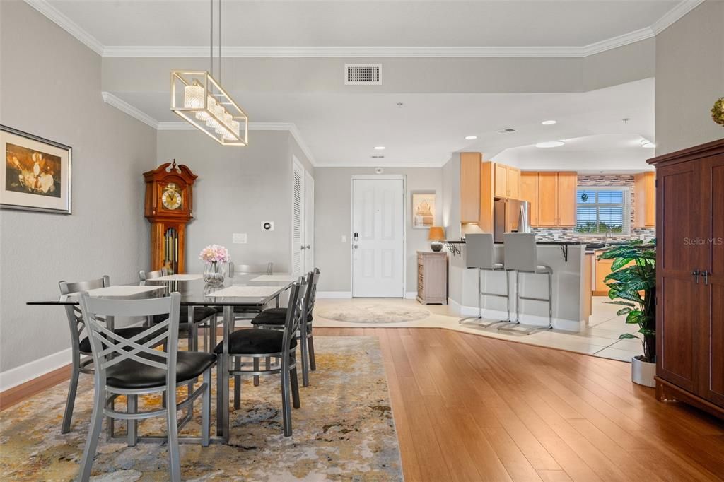 Dining room Kitchen Foyer