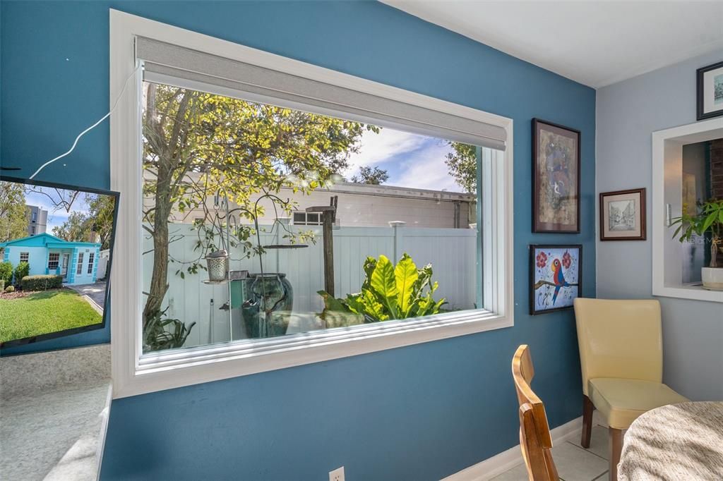 Picture Window in Dining Area