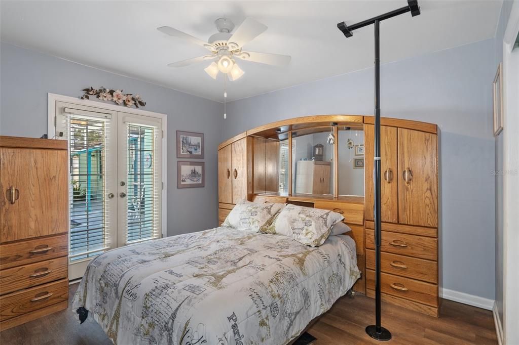 Primary Bedroom with French Doors