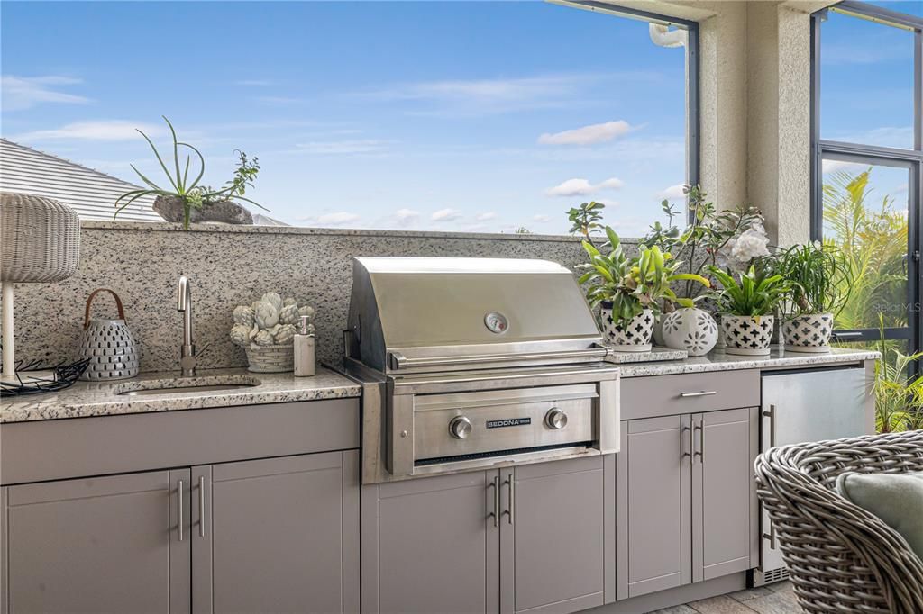 Outdoor professional kitchen