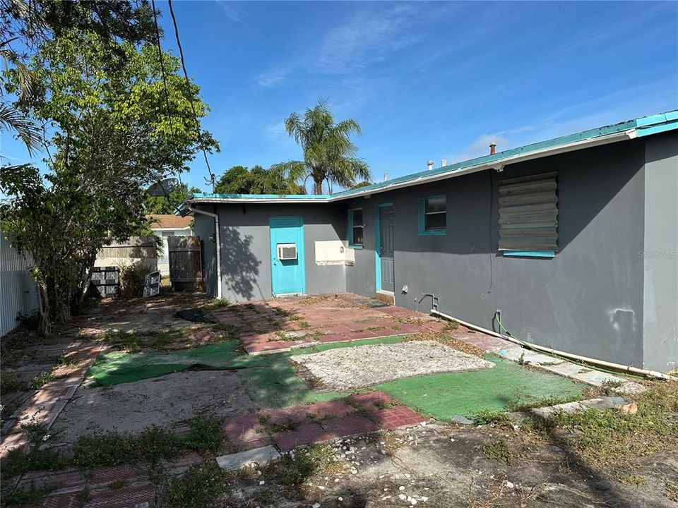 SIDE YARD AND PATIO