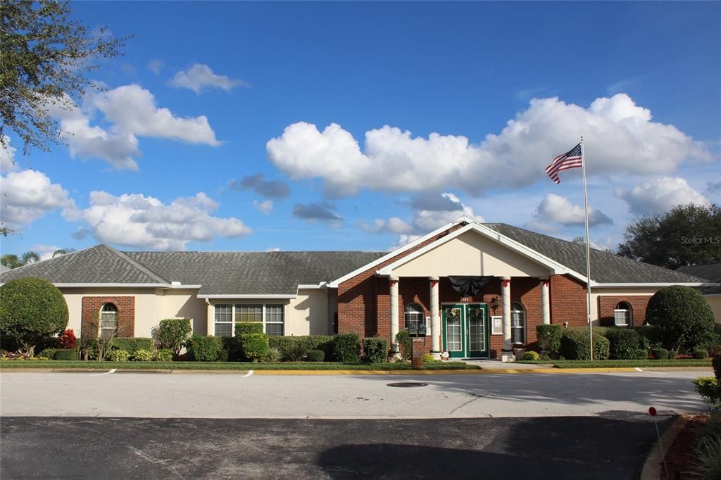 Clubhouse is located next to Lake Suzanne