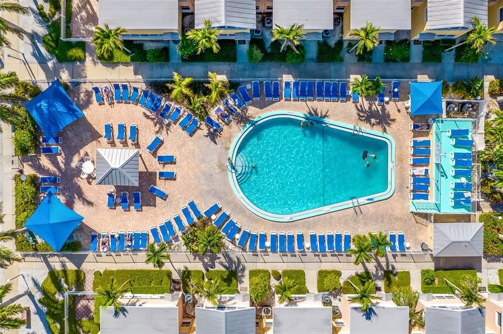 Resort style heated pool, sundeck