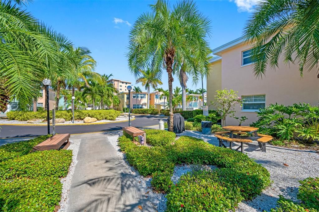 Picnic Areas throughout the complex with BBQ grills