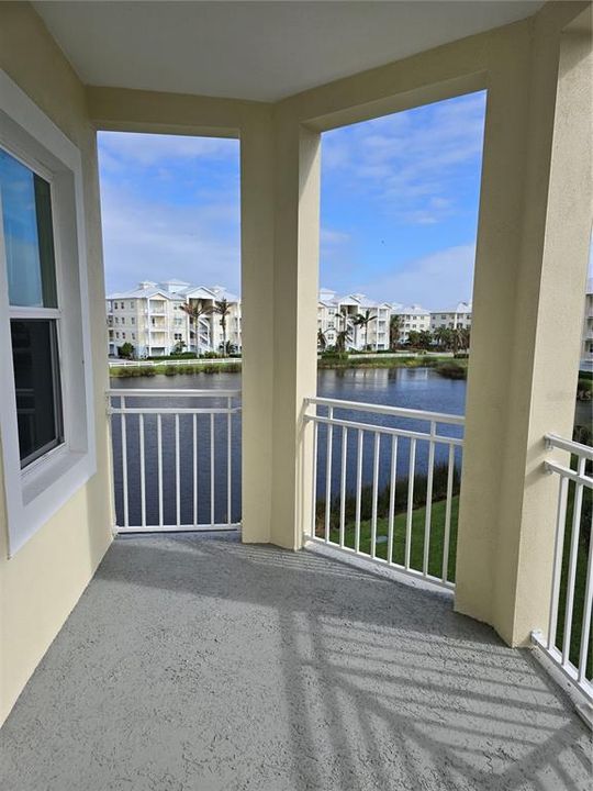 Covered balcony off great room