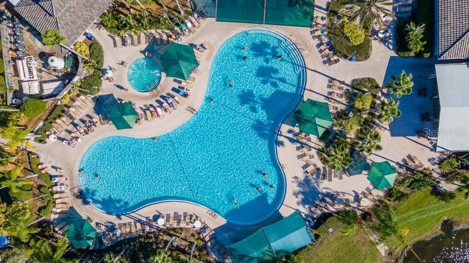 South Clubhouse Aerial Outside Pool