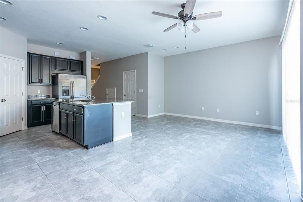 Family Room & Kitchen