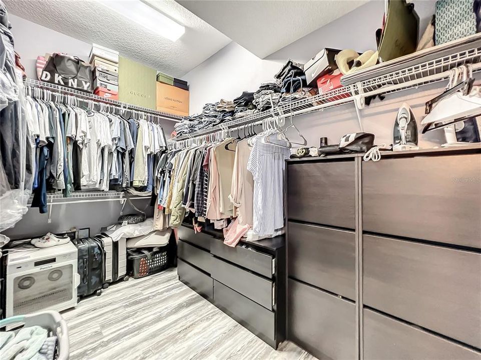 Master Bedroom walk-in closet